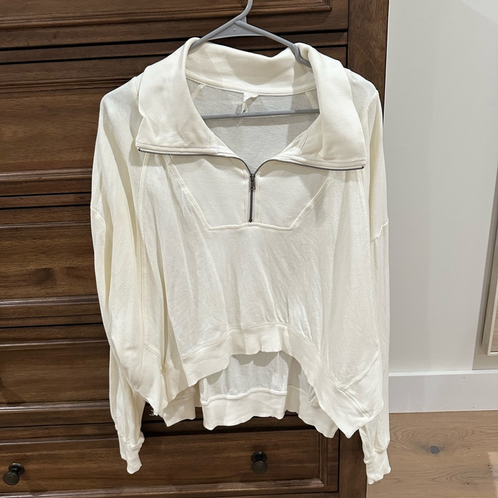 Anthropologie Daily Practice Quarter Zip
